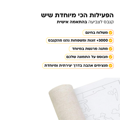 Your Moment - קנבס צביעה מיוחד מתנה מרגשת שכבשה את ישראל - Image 5