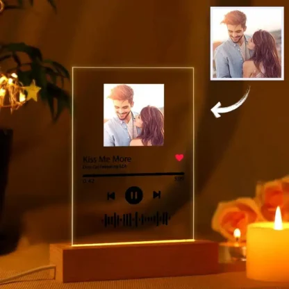 Your Moment - MusicGlass Night Light with Personalized Song - Image 2