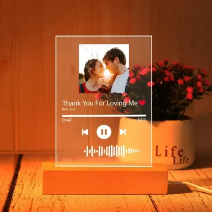 Your Moment - MusicGlass Night Light with Personalized Song - Image 3