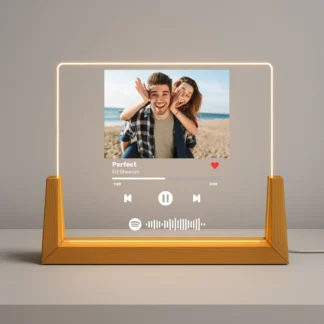 Personalized Photo Lamp – A Romantic Gift for Your Partner White