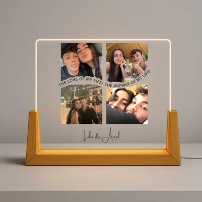 Gift for Her or Anyone You Love – Personalized Night Light with Dedication